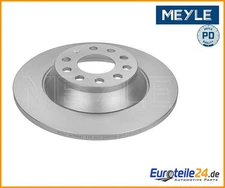 2 pieces brake disc Meyle 1155230027/PD rear axle for Audi