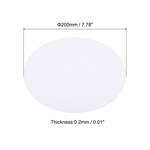 7.9-inch Round Cardboard Paper, 40 Pcs 200gsm Thick Blank Disc White | eBay