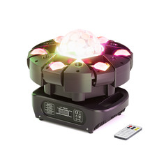 6 Arms Magic Ball Stage Laser Light LED Moving Head Beam 540  Rotation DJ Disco
