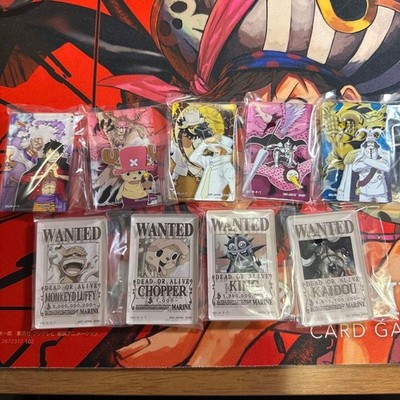 One Piece EX Acryl Block G Prize Set of 9 Collectible Figures Authentic Japan