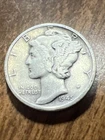 1945-S MERCURY SILVER DIME Actual Coin Free Shipping. Silver @ $60.45 Per Oz