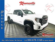 2021 GMC Sierra 2500 AT4 White 4WD 4DR LIFTED Stepsides Diesel V8 Truck KCDJR
