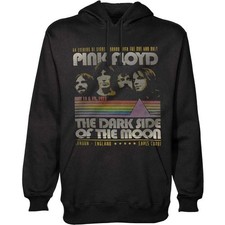 Pink Floyd Dark Side of the Moon Tour Official Unisex Hoodie Hooded Top