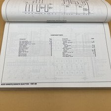 1987-88 Klm Auto Imported Cars Wiring Diagrams Vol. 1 Audi 5000cs5000cs Quattro