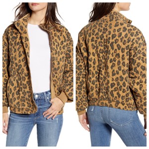 quilted leopard jacket