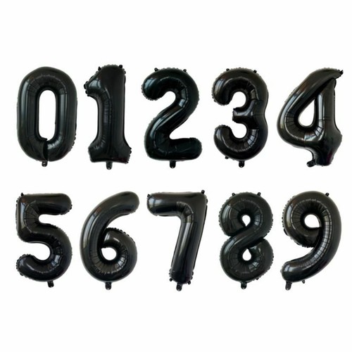 0-9 Number Balloon Birthday Decor Helium/Air Glossy Foil All Colour Huge 32" - Picture 14 of 130