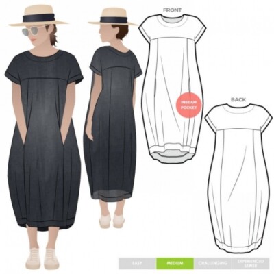 Style Arc Schnittmuster Sydney Kleid Damen Größen 10-22