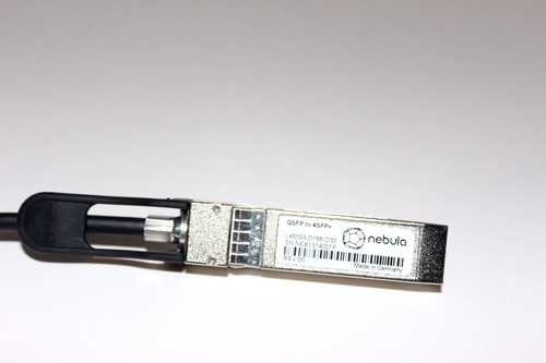 Cisco Compatible 40 Gigabit QSFP+ Passive Attach Breakout Cable QSFP-4SFP10G-C - Picture 6 of 7