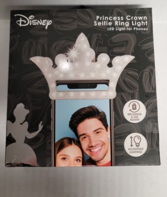Selfie Ring Light Mickey Mouse Disney Rechargeable Adjustable Lighting for Phone