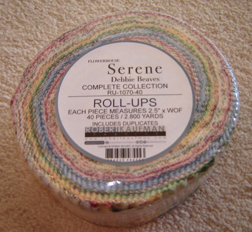 robert kaufman cotton fabric jelly roll SERENE debbie beaves jellyrolls 40pcs