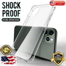 For iPhone 14 13 12 11 Pro Clear Case 3HRating Scratch Resistant Cover