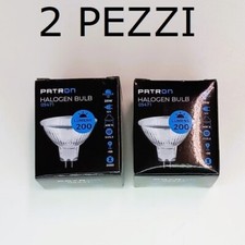 2 lampade alogena dicroica faretto MR16 20W attacco GU5.3 12V