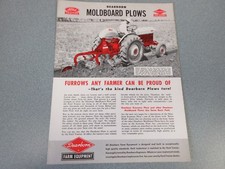 Brochure de vente charrues pour carton moulé Ford Dearborn 1953