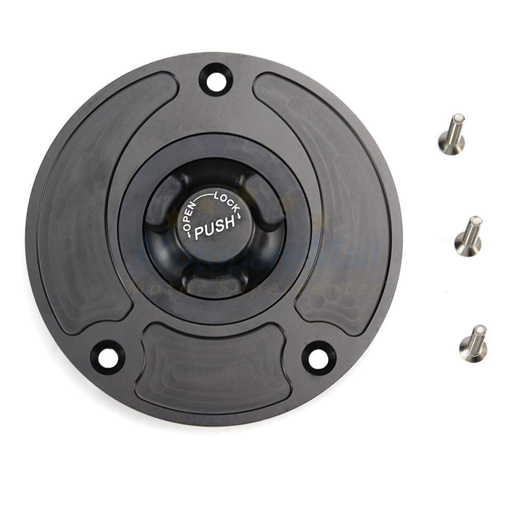 Motorcycle Keyless Cap Tank Fuel Gas Cover For Kawasaki ZX10R ZX14