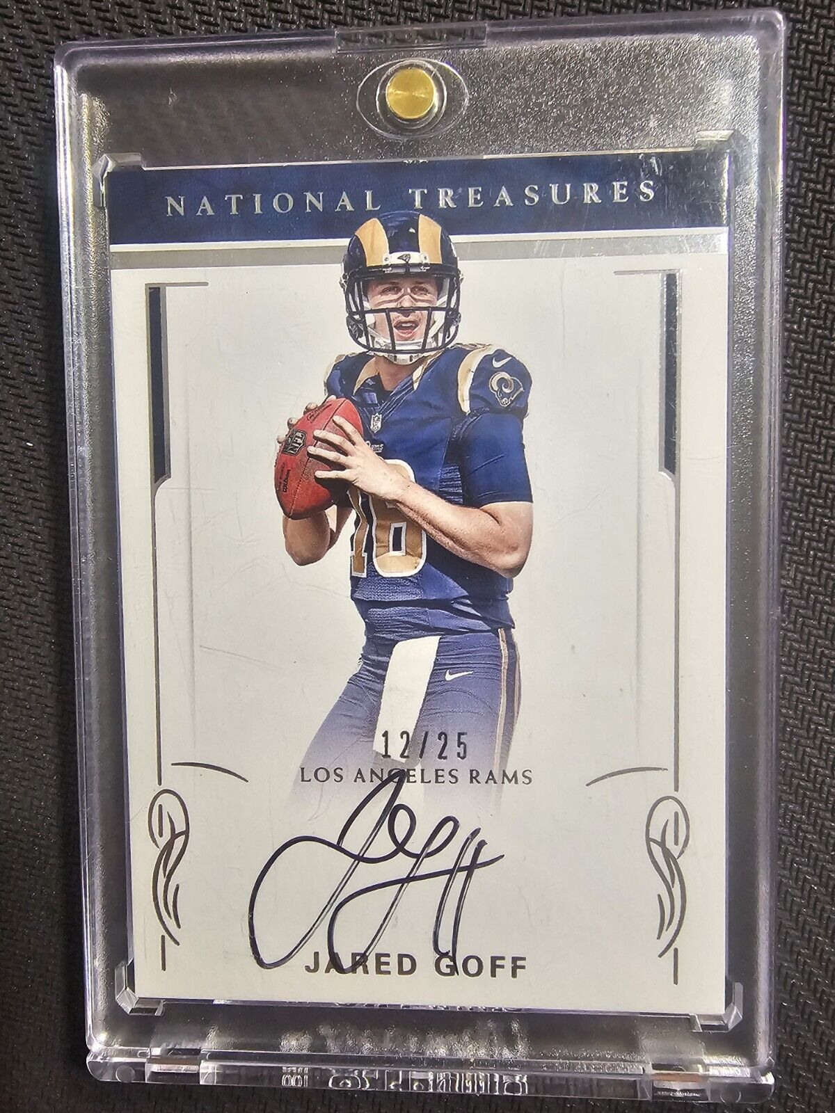 Jared Goff 2016 National Treasures #1 Rookie Signatures (12/25)