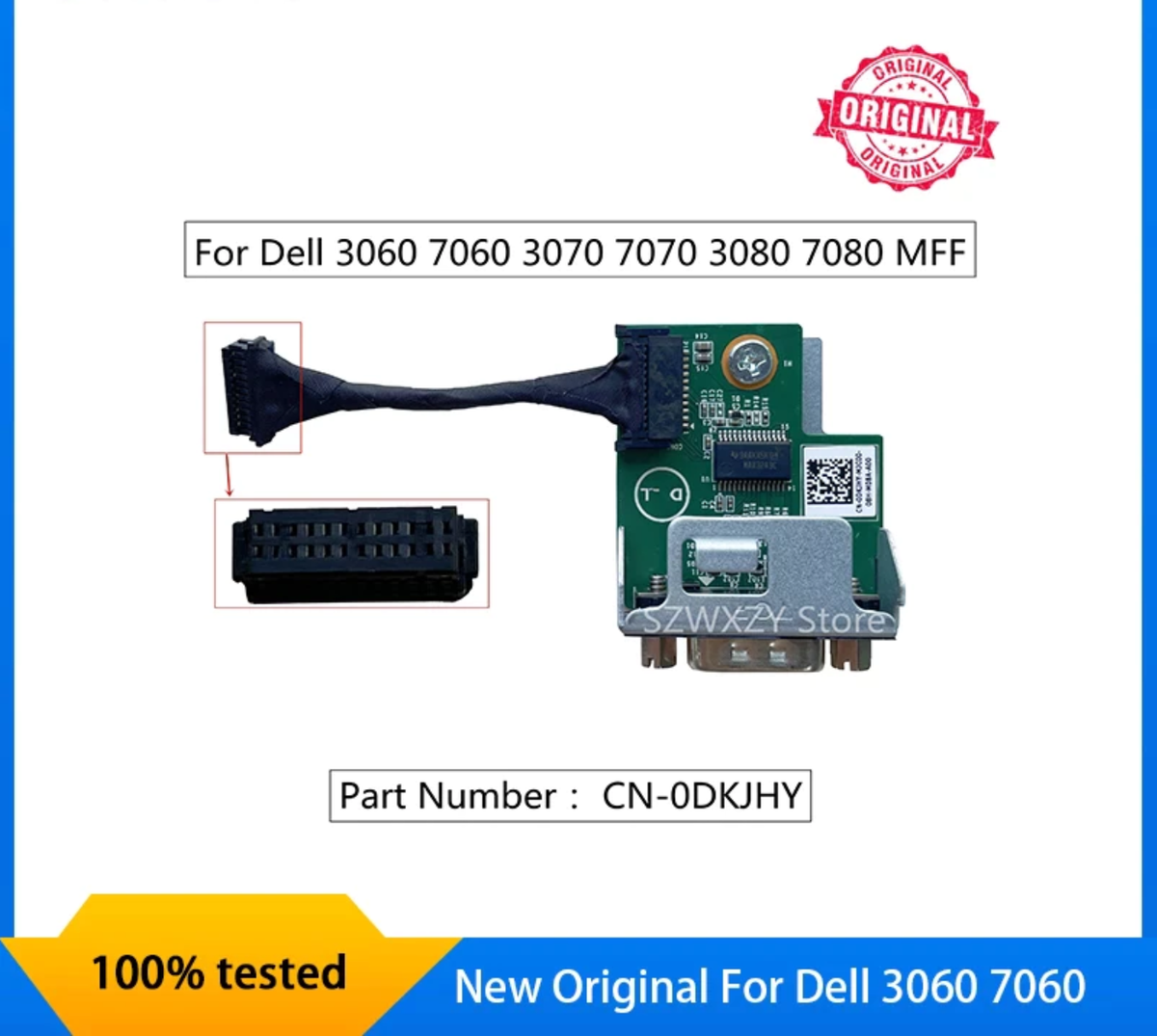 Dell Optiplex 3070 5070 7070 MICRO MFF Serial Port Module Interface DKJHY