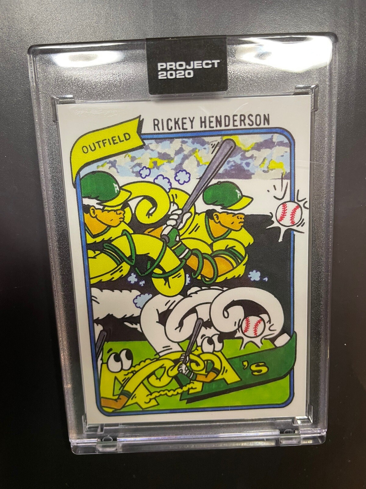 2020 Topps Project 2020 - 1980 Topps Ermsy #168 Rickey Henderson (RC)