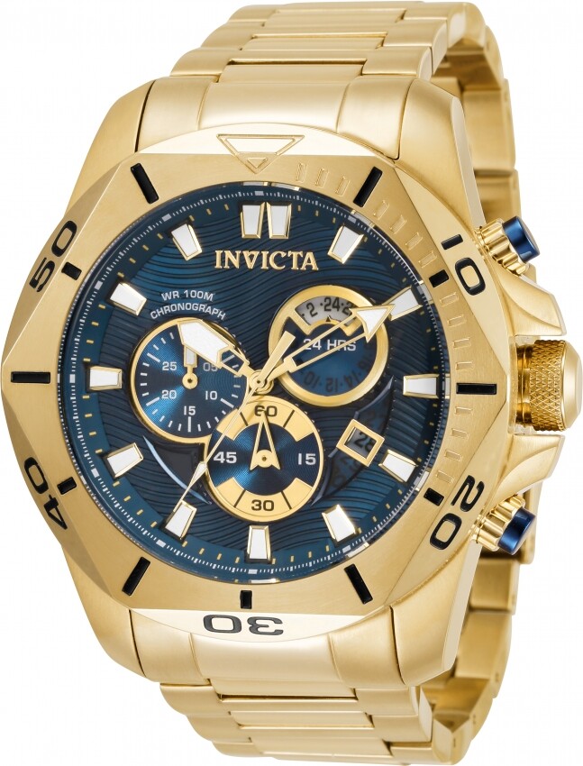Invicta Speedway 50mm Chronograph Quartz Blue Dial Men's