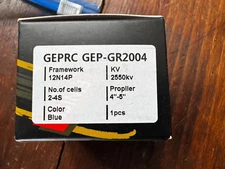 GEPRC GEP-GR2004 2550KV FPV Freestyle Motors NEW!