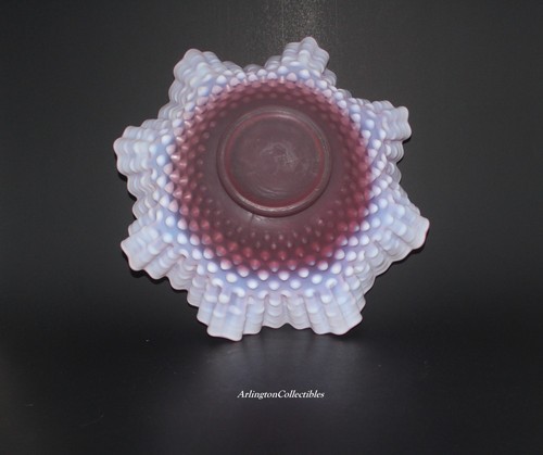 VIKTORIANISCHE ROSA SATIN KOCHNÄGEL BRAUT KORB SCHALE - Bild 7 von 7