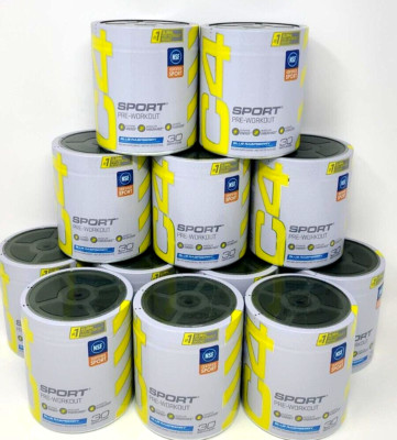 12 x Cellucor C4 Sport Pre Workout Powder Blue Raspberry | 30 Serv EXP 02/26