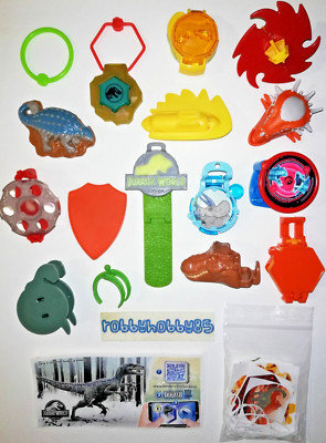 Komplettsatz Jurassic World (Gadgets) VV411 - DV564 B Kinder Joy Italien 2021