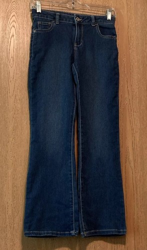 Jeans da ragazza taglia 10 svasati gamba gloria 26"" Inseam E404 - Foto 1 di 4