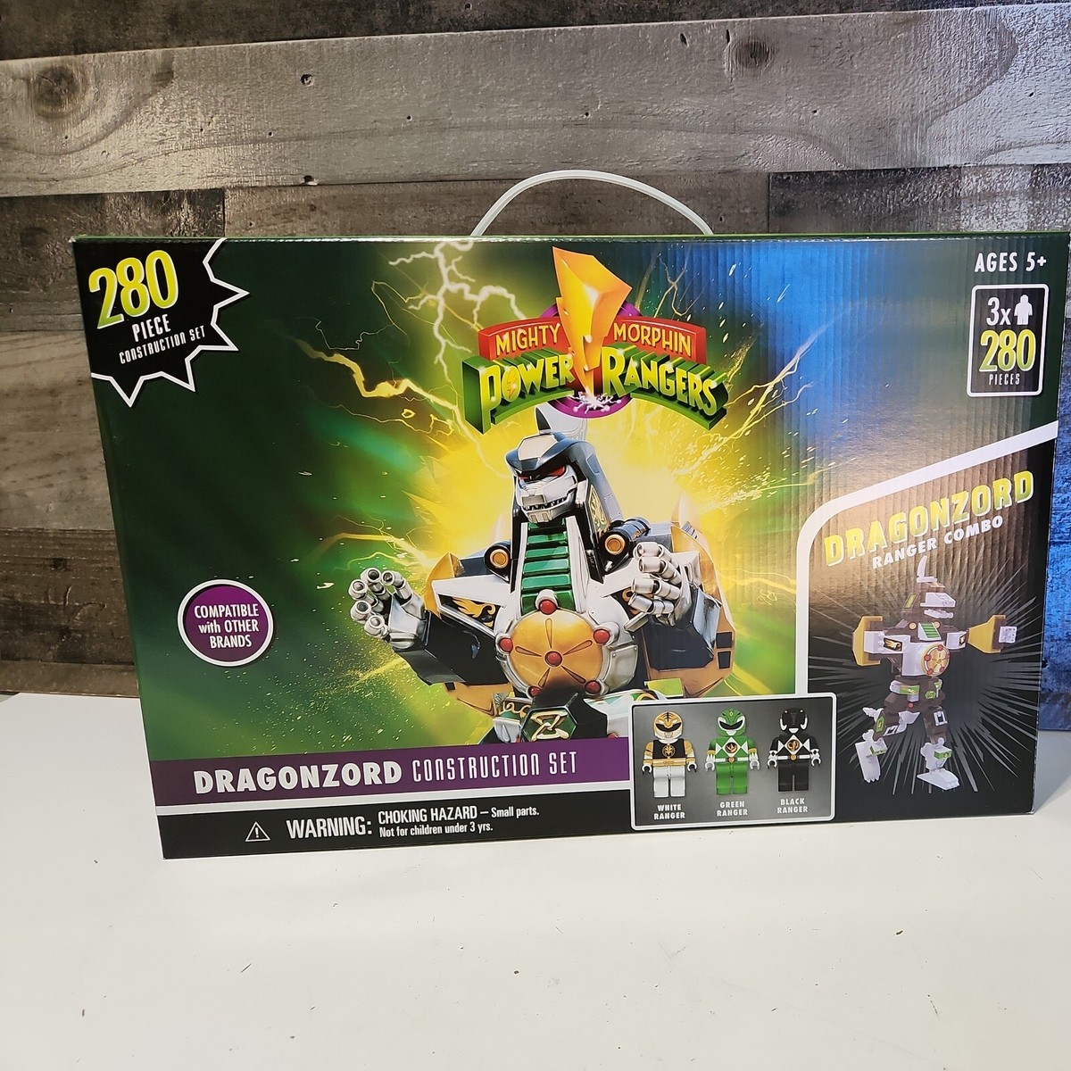 Mighty Morphin Power Rangers Dragonzord Ranger Combo Construction