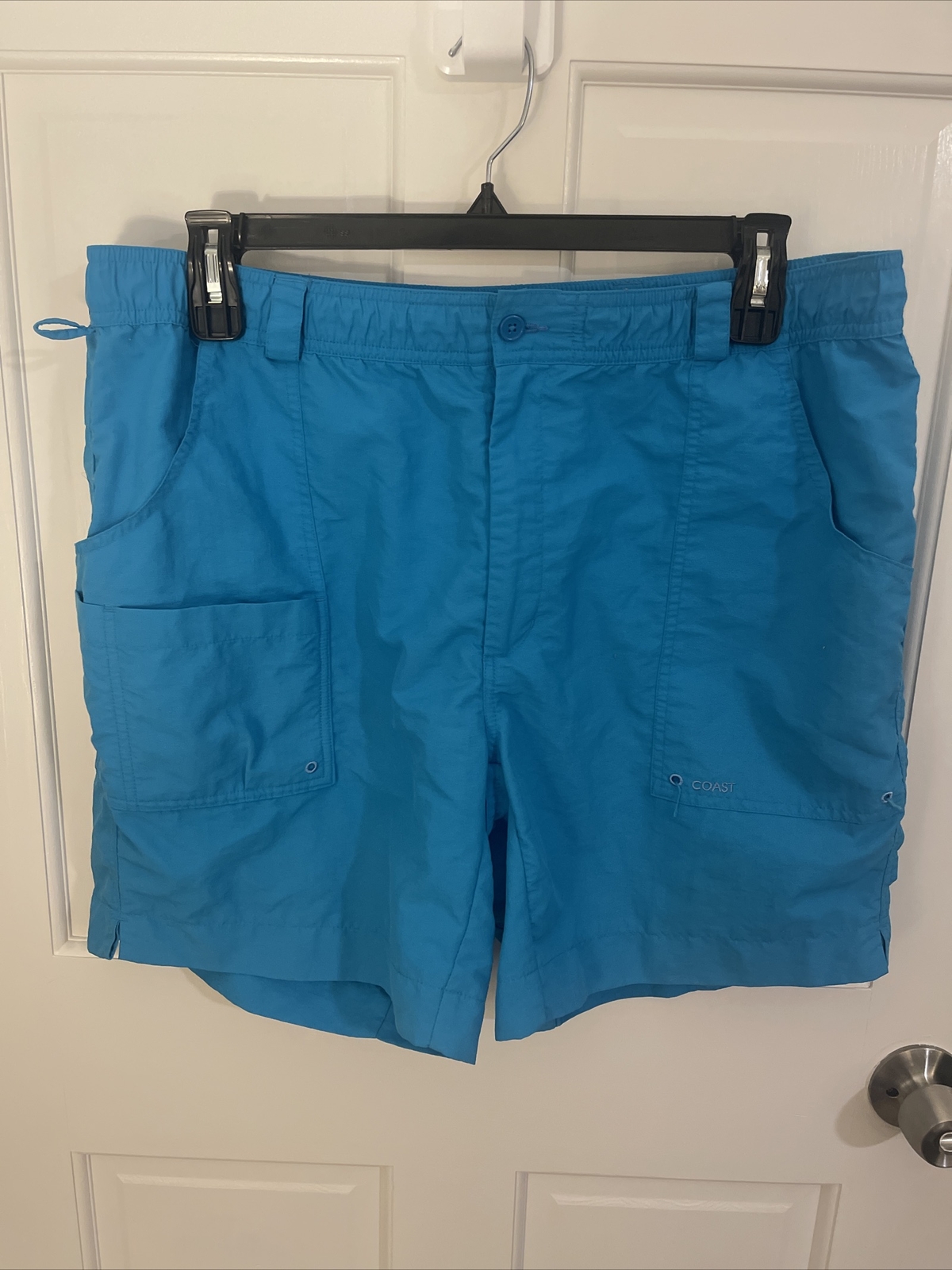 Coast Angler Mens Blue XL Shorts 7 Inseam Preppy Beach Style