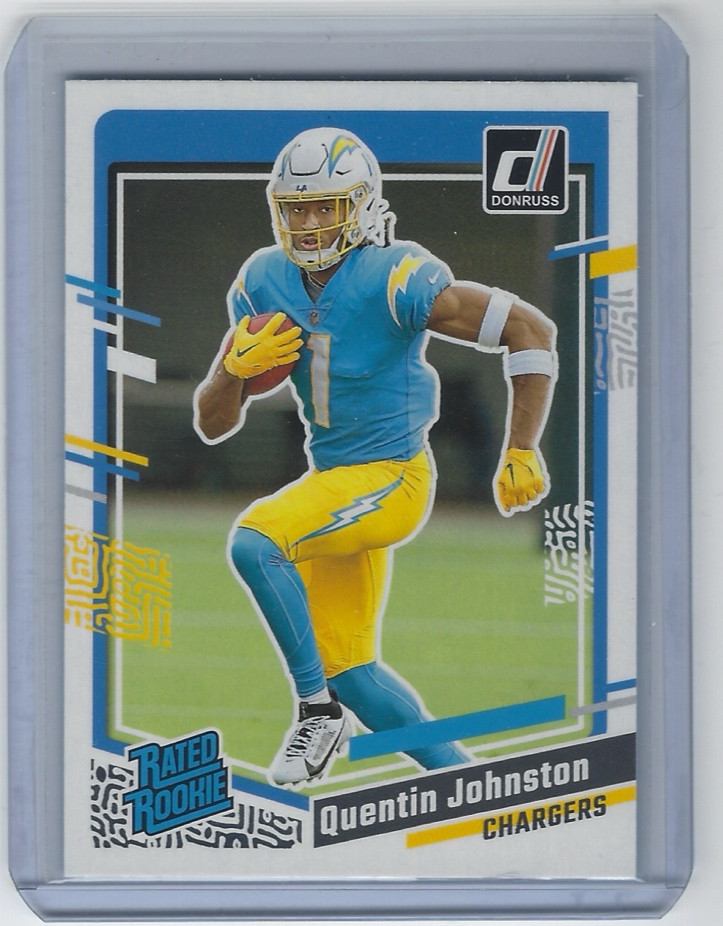 2023 Panini Donruss - Rated Rookie #353 Quentin Johnston (RC) Chargers