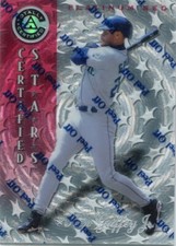 1997 Pinnacle Certified  KEN GRIFFEY JR  Platinum Red #136 MARINERS #d 0015/3999