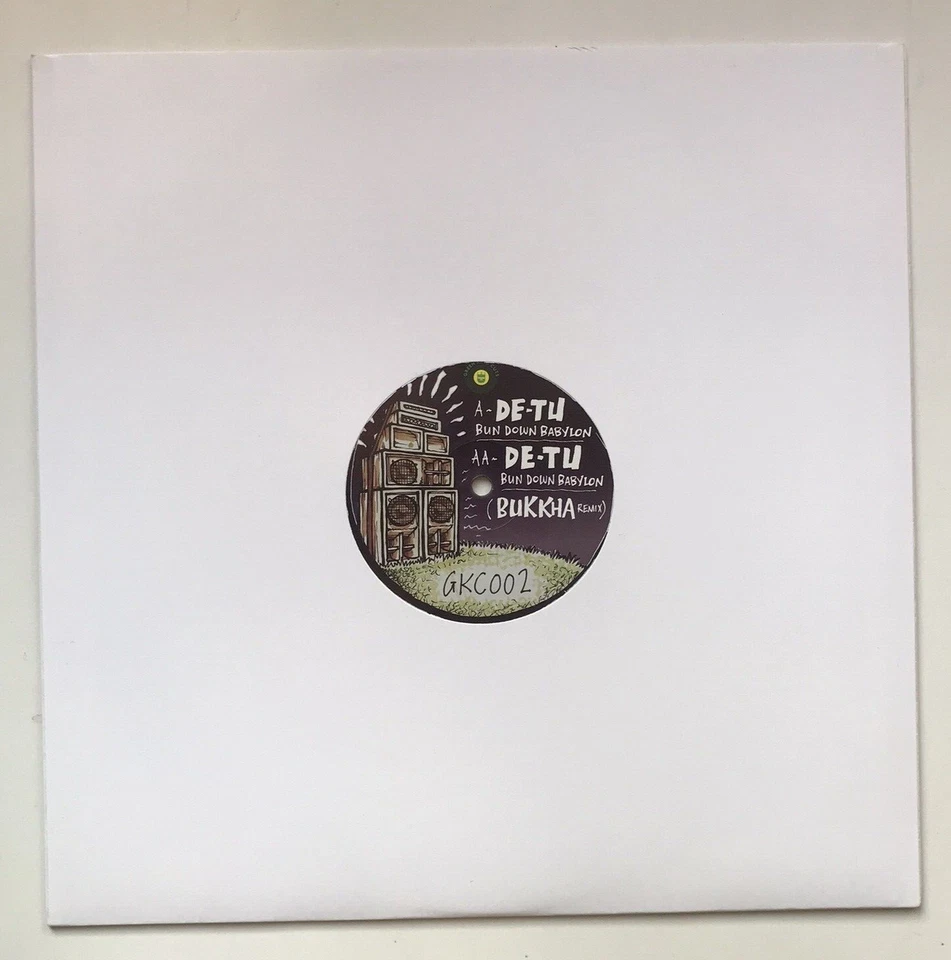 DE-TU / BUKKHA - Bun Down Babylon - 12" Vinyl 2019 Green King Cuts DUBSTEP / DUB Foto 3 de 3