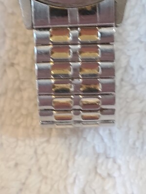 Benrus Watch Vintage Men's Silver and Gold Band and Dial