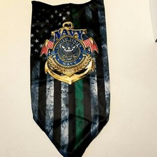 New Patriotic Navy Bandana, Handkerchief, Gaiter