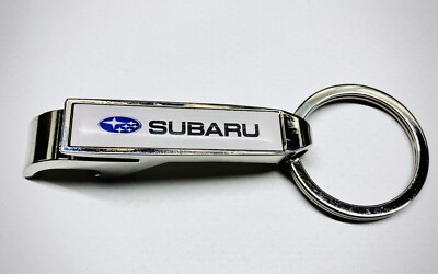 Subaru Schlüsselanhänger-Flaschenöffner Silber Logo Keychain bottle opener