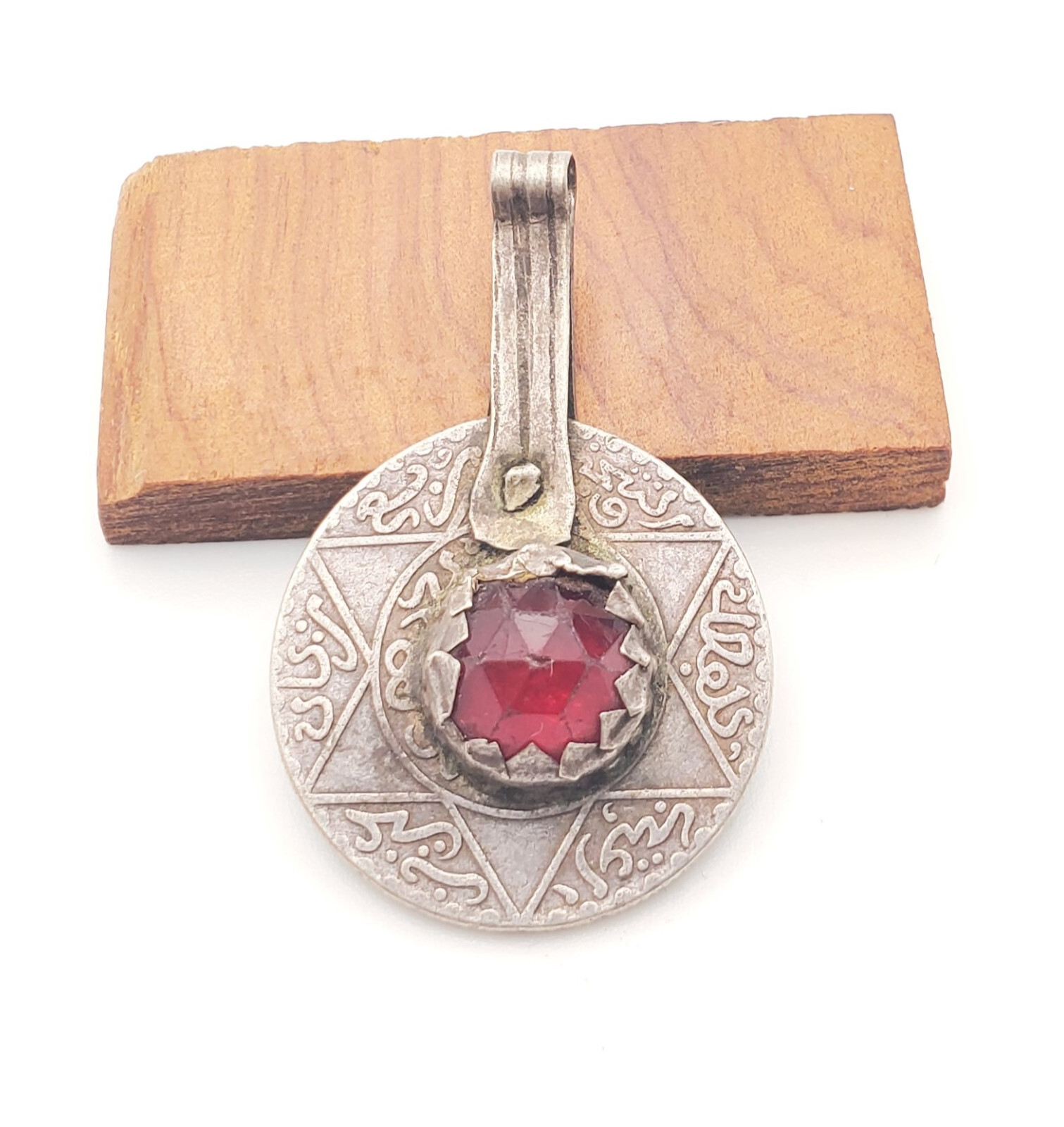 Vintage Coin Pendant high silver from Morocco ,1953s Coin,Silver Coin ,Jewelry