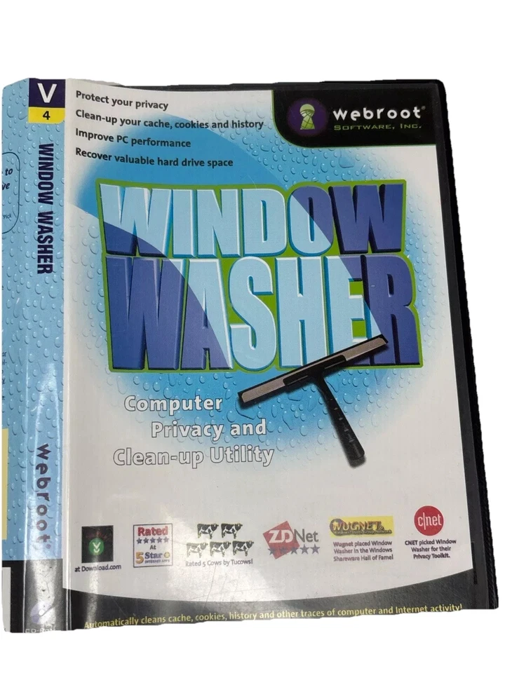 Window Washer Computer Privacy & Clean Up Utility Webroot - Image 2 of 4