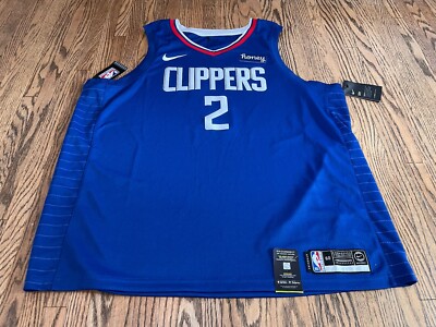 New With Tags LA Clippers Kawhi Leonard Nike Swingman Sz 3XL Blue Jersey 