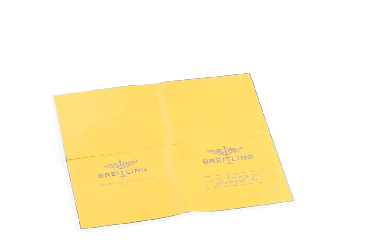 Breitling Cronómetro Certificado Certificado Francés