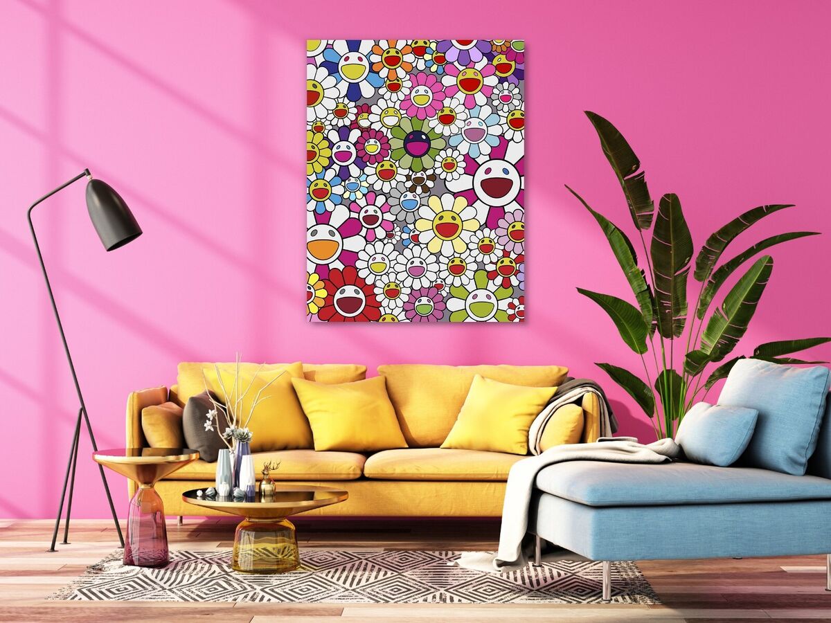Takashi Murakami Poster, Flowers Print, Murakami Flowers Takashi Murakami Poster, Flowers Print, Murakami Flowers