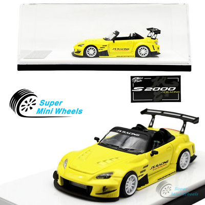 Micro Turbo 1:64 Custom S2000 JS Racing - Indy Yellow Pearl