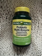 Spring Valley Probiotic Multi-Enzyme Digestive Formula Dietary Supplement TIKTOK