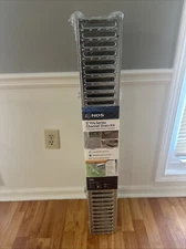 NDS 864GMTL 5" x 39.38" Pro Channel Drain Kit with Metal Grate Gray