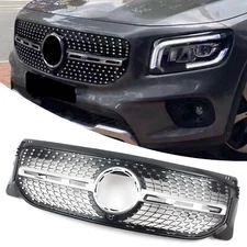 Car Front Racing Grilles For Mercedes-Benz W247 GLB-Class 2020-IN Chrome