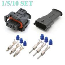 Bosch 3-pole injectors ignition system repair kit plug connector new
