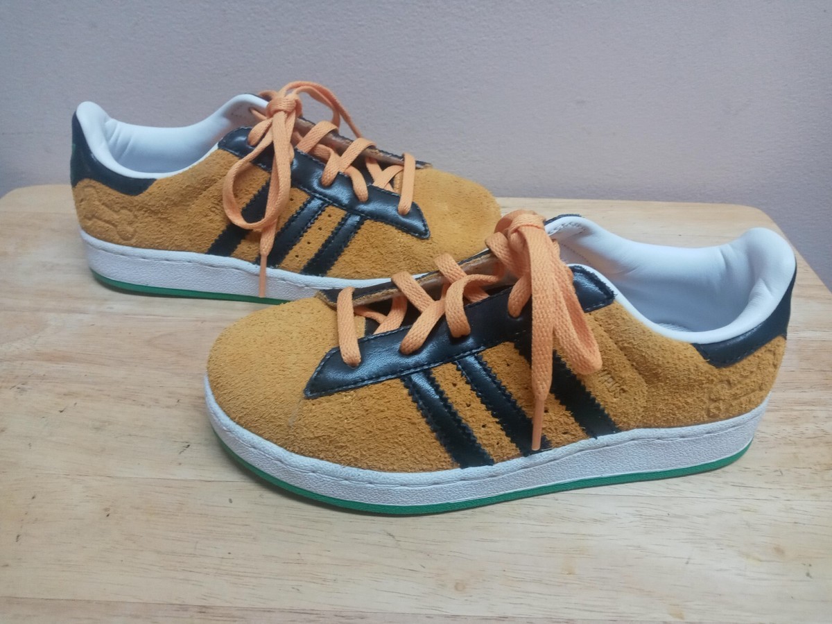 Adidas Campus Disney Pluto Dog Bone Kids Shoes Suede Little Kids Size 13.5  RARE