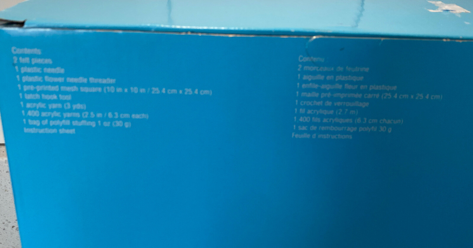 Slice of Pizza Yarn Pillow Craft Kit Creatology Age 8+ Latch Hook Kit