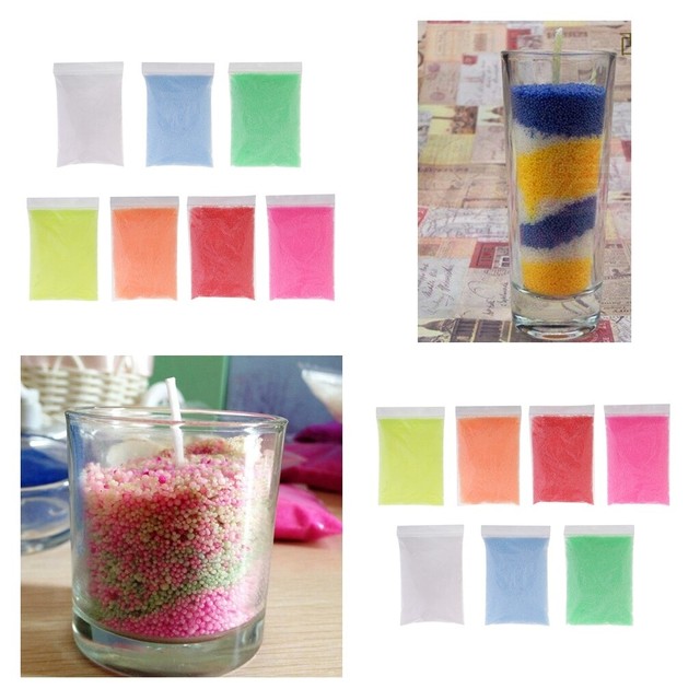 700g 7 Colors Paraffin Wax Pellets for Candle Making Supplies Kids DIY Toys eBay