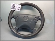 Mercedes W210 W208 MOPF LEDER Lenkrad GRAU 2104600398 7D53 L11 Original