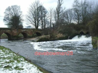 FOTO VOLLSPÜLUNG WASSER ORTON BLICK VOM FLUSS ZAHM WO ALTE SCHMALE RO